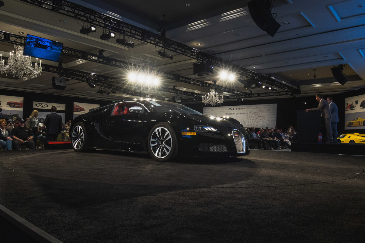 2010 Bugatti Veyron 16.4 Sang Noir offered at RM Sotheby’s Amelia live auction 2019